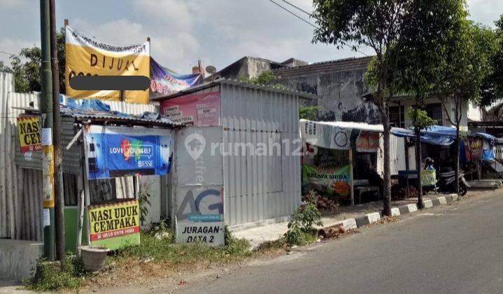Tanah di Timur Pakualaman Jogja Jalan besar, luas tanah 827m2, lebar 32m. 2