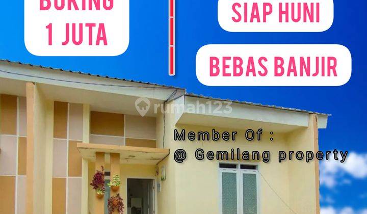 Rumah subsidi siap huni lokasi strategis dekat antang daerah Gowa 1