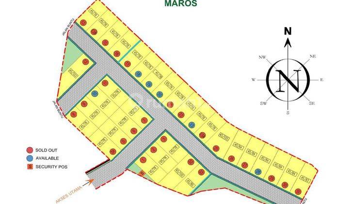 Rumah murah cantik dan minimalis lokasi strategis samping Grand Mall mandai maros dekat Poros jalan perintis kemerdekaan di Jalan perhubungan SHM Baru 5
