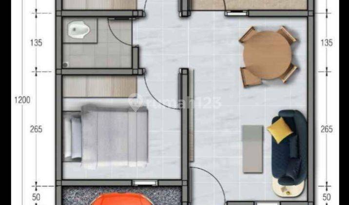 Rumah Baru subsidi siap huni di poros moncongloe dekat ke BTP Kota Makassar 11