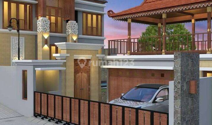 Rumah Kavling Bangun Mewah Dijual di Bangunjiwo,perum, Ada Kolam Renang, Konsep Villa, Mewah, Design Cantik 2