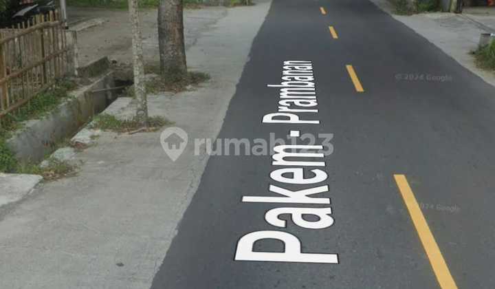 Tanah Sawah dijual Cangkringan Pakem Pinggir Jalan Besar Nyaman Asri Bagus untuk Hunian atau Rumah Makan Tanah Sawah dijual Cangkringan Pakem Pinggir Jalan Besar Nyaman Asri Bagus untuk Hunian atau Rumah Makan