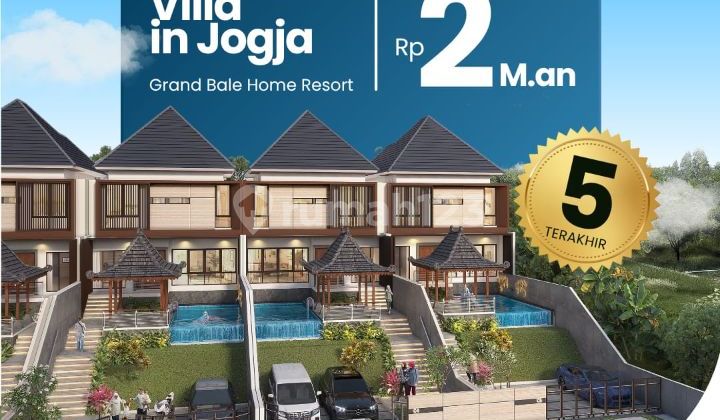 Rumah Villa Dijual Bangunjiwo Kasihan Ada Kolam Renang View Sawah Pemandangan Menenangkan Nyaman 2