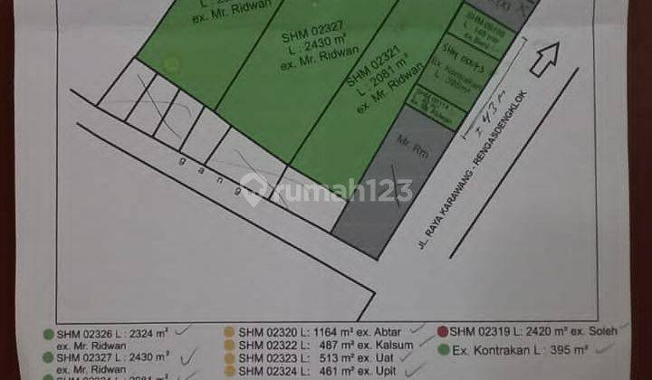 Tanah di pinggir jalan besar Karawang - Rengasdengklok 6