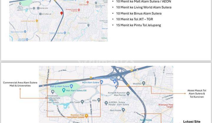 Tanah 3.178 m² SHM di Kunciran Tangerang Kota 2