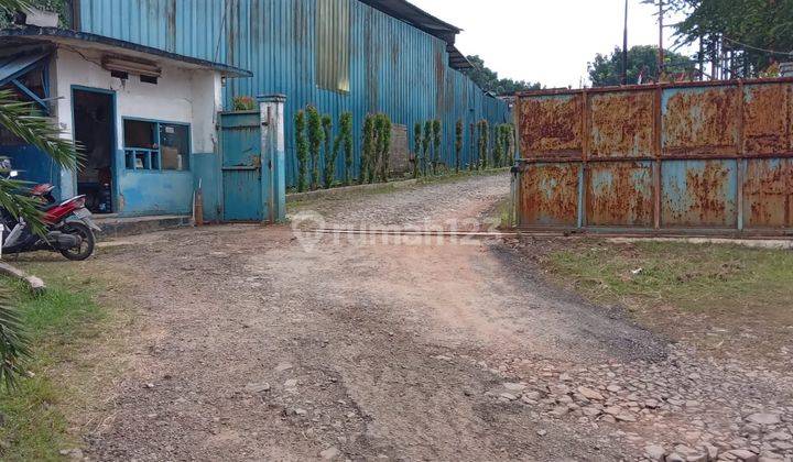 Gudang Hitung Tanah Saja Dekat Tol di Bitung Curug 1