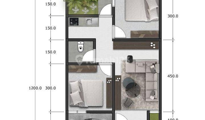 Rumah murah mojosari,Legalitas Legkap,Bisa Kpr,Promo 220 juta  5