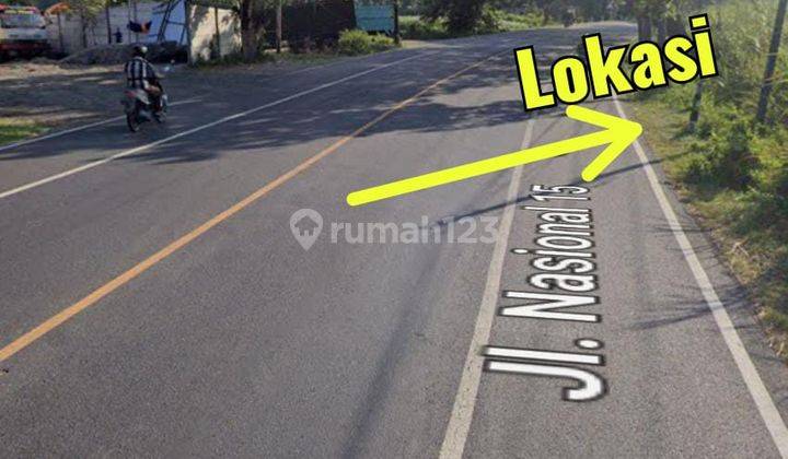 Tanah murah nganjuk,raya provinsi,depan samping pabrik,cocok untuk industri,kontener 40feet salipan,Shm  3