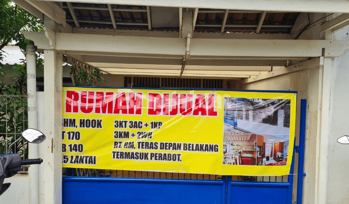 RUMAH HOEK BANGUN CIPTA SARANA KELAPA GADING JAKARTA UTARA 1,5 LANTAI FULL FURNISHED SHM LT170M2 LB140M2 2