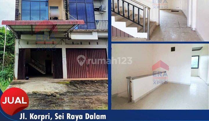 Ruko Dijual Jl. Sei Raya Dalam Kopri Posisi Hook 1