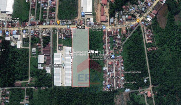 Tanah Strategis Tepi Jalan di Trans Kalimantan 