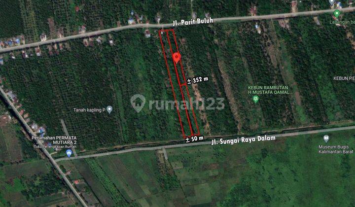 Tanah Luas Cocok Untuk Investasi di Parit Buluh  1