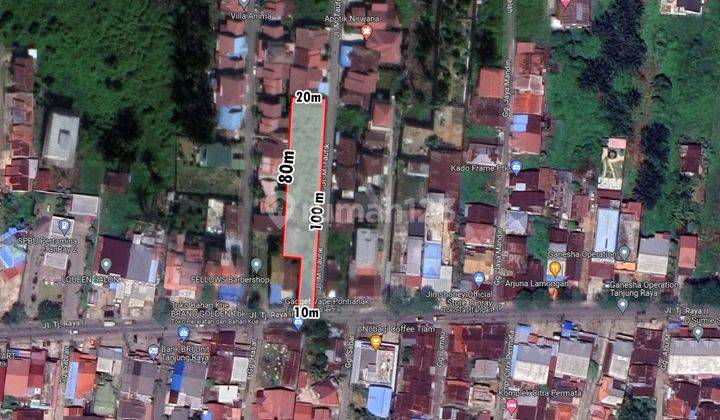 Tanah Siap Bangun Tepi Jalan Padat Penduduk di Tanjung Raya 2 1