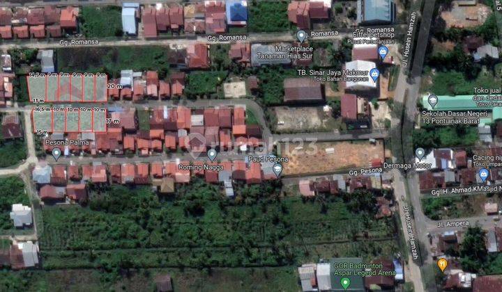 Tanah 11 Kav Siap Bangun Dan Bisa Beli Terpisah di Husein Hamzah 1