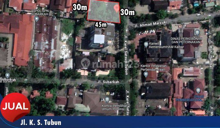 Tanah Luas Lokasi Strategis Pusat Kota di K. S Tubun 2