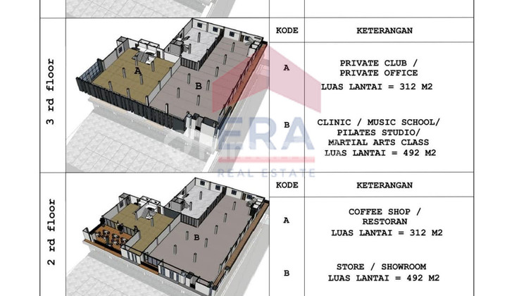 Business Space per Floor or per Section in a 4-Story Building in a Busy Area on Imam Bonjol. Business Space per Floor or per Section in a 4-Story Building in a Busy Area on Imam Bonjol.