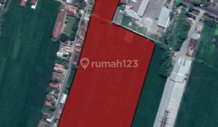 Lahan Zona Industri Lokasi Perak Jombang Nol Jalan Provinsi 1