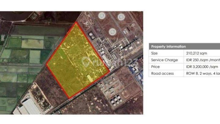 Tanah Industri di Maspion Manyar 95000 m² HGB 1