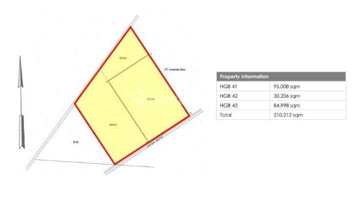 Tanah Industri di Maspion Manyar 95000 m² HGB 2