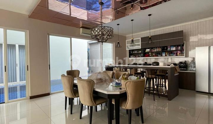 JUAL RUMAH PRIVATE POOL GRAHA NATURA SURABAYA MEWAH WITH  2