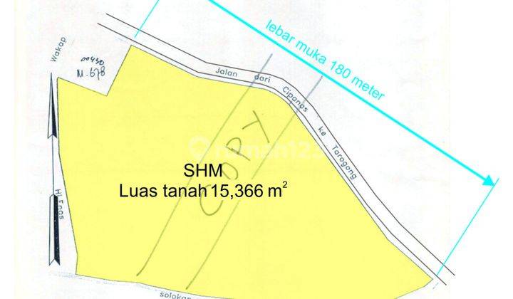 Tanah di Kawasan Wisata Air Panas Cipanas Garut 2