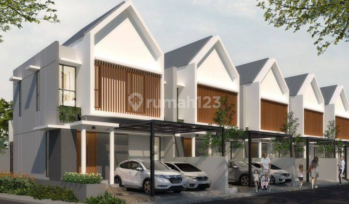 Rumah Nyaman Model Skandinavia Fasilitas Lengkap Termurah SHM 2