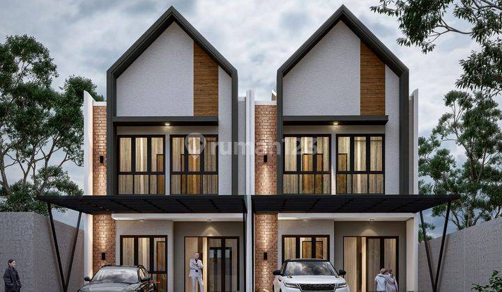 Rumah Nyaman Model Skandinavia Fasilitas Lengkap Termurah SHM 5