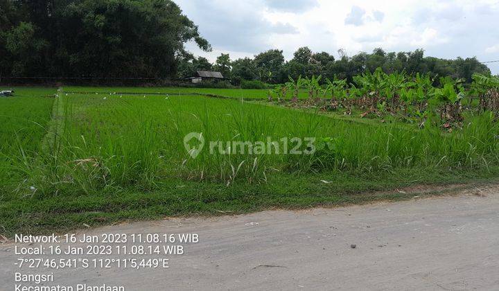 Tanah di Plandaan Jombang Dk Jembatan Ploso, Kantor Kecamatan, Sd 2