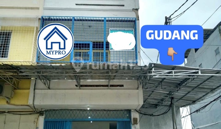 For Sale 3-Story Corner Shop House + Warehouse in Duri Kosambi, Cengkareng, West Jakarta