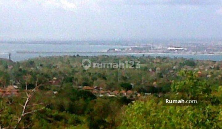 Land view full laut dan airport di Jalan pantai Balangan ungasan 1