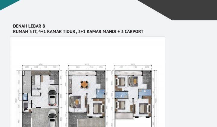 Dijual Rumah Baru 3 Lantai Design Classic Modern di Bambu Apus Jakarta Timur 5
