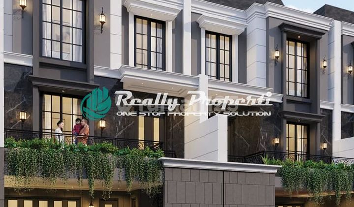 Dijual Rumah Baru 3 Lantai Design Classic Modern di Bambu Apus Jakarta Timur 1