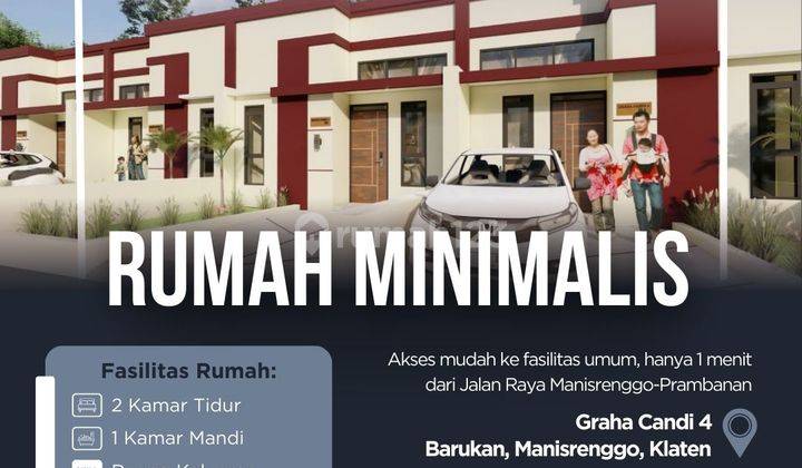 Rumah Minimalis Modern Akses Mudah ke Toll Manisrenggo Klaten 1