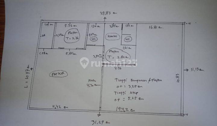 Dijual Gudang 335m2 di Cipondoh Tangerang 2