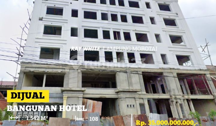 Di jual hotel tengah kota tanjung karang pusat