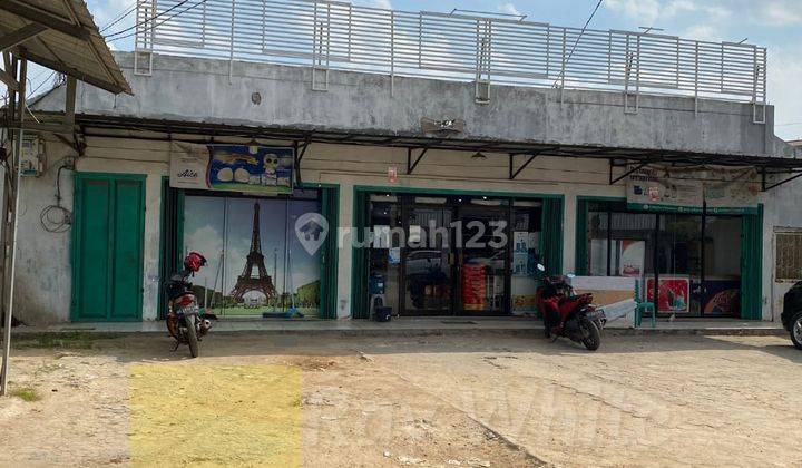 di jual tempat usaha pinggir jalan utama way halim ber 1