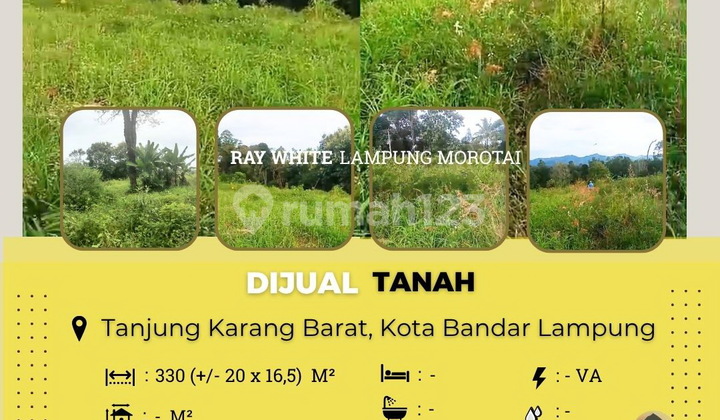 Land for sale in West Tanjung Karang area.