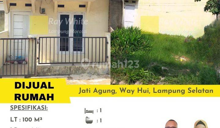 Dijual rumah dengan halaman luas 1