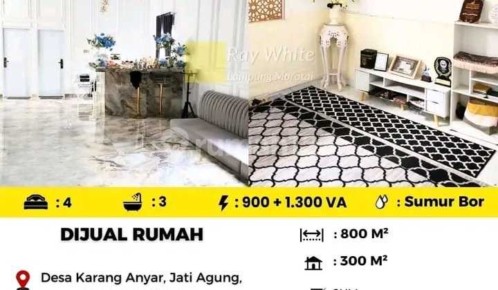 For Sale: House in Karang Anyar Village, Jati Agung, South Lampung 1