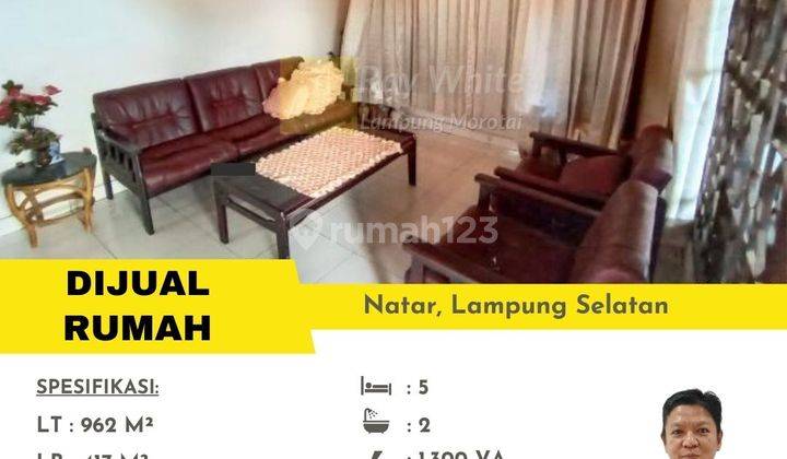 RUMAH BERHALAMAN LUAS DI NATAR 1