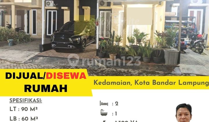 DIJUAL/SEWA RUMAH DI KEDAMAIAN