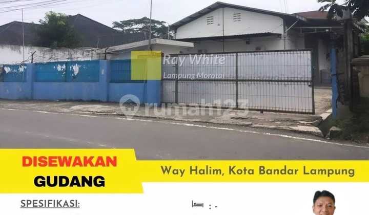 Warehouse for Rent in Way Halim, Bandar Lampung City Warehouse for Rent in Way Halim, Bandar Lampung City