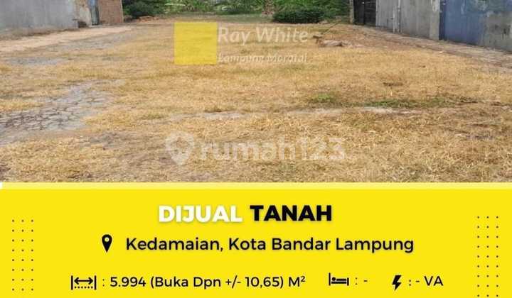 DIJUAL TANAH DI KEDAMAIAN KOTA BANDAR LAMPUNG