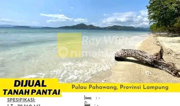 DIJUAL TANAH PANTAI BERLOKASI DI PULAU PAHAWANG , LAMPUNG SELATAN