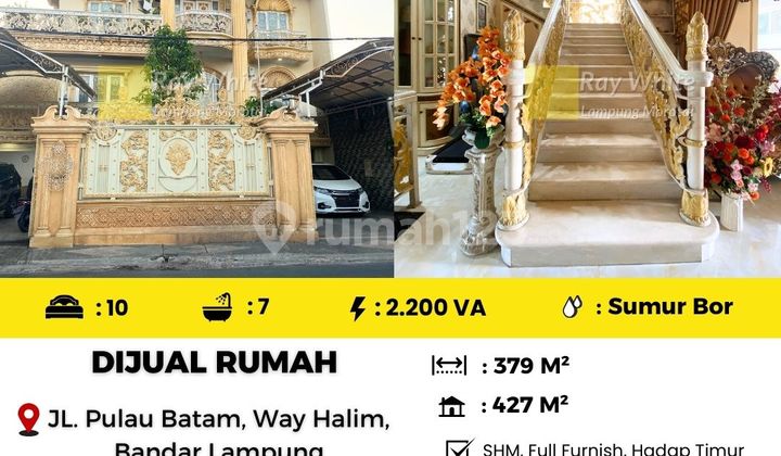 Dijual Rumah Mewah di Pusat Kota Way Halim Dijual Rumah Mewah di Pusat Kota Way Halim