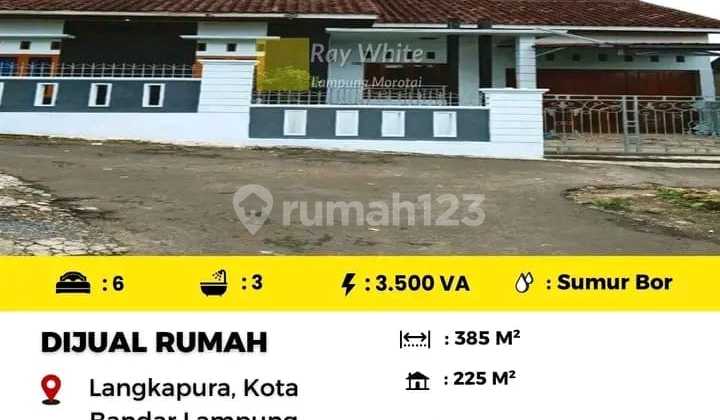 DIJUAL RUMAH DI LANGKAPURA KOTA BANDAR LAMPUNG 1