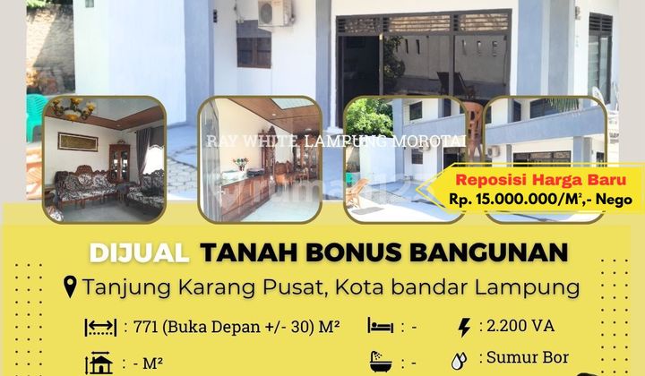 Dijual Cepat Tanah Bonus Bangunan Rumah 2 Lantai, Kost-Kosan 4 Pintu dan Kios di Tanjung Karang Pusat Dijual Cepat Tanah Bonus Bangunan Rumah 2 Lantai, Kost-Kosan 4 Pintu dan Kios di Tanjung Karang Pusat