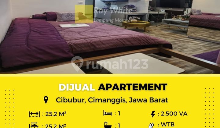 Studio Apartment Transpark Cibubur Aurora Tower Quick Sale