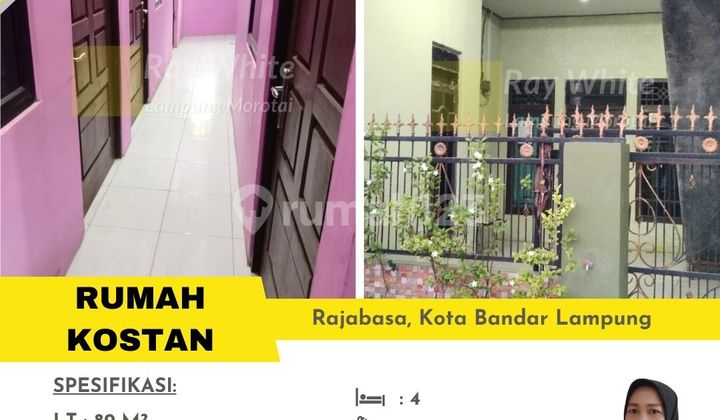 Rumah Kos-kosan Rajabasa dijual cepat