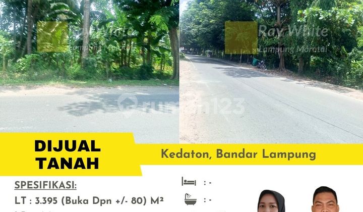 Tanah Sultan Haji Labuhan Ratu Bandar Lampung Dijual  Cepat